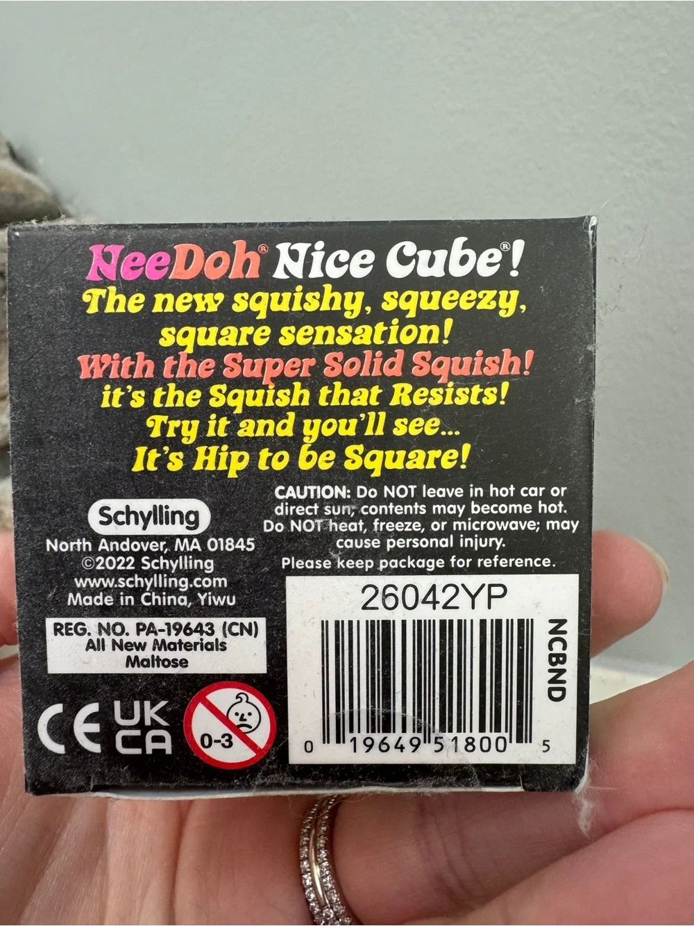Nice Cube Super Solid Squish - Pink
